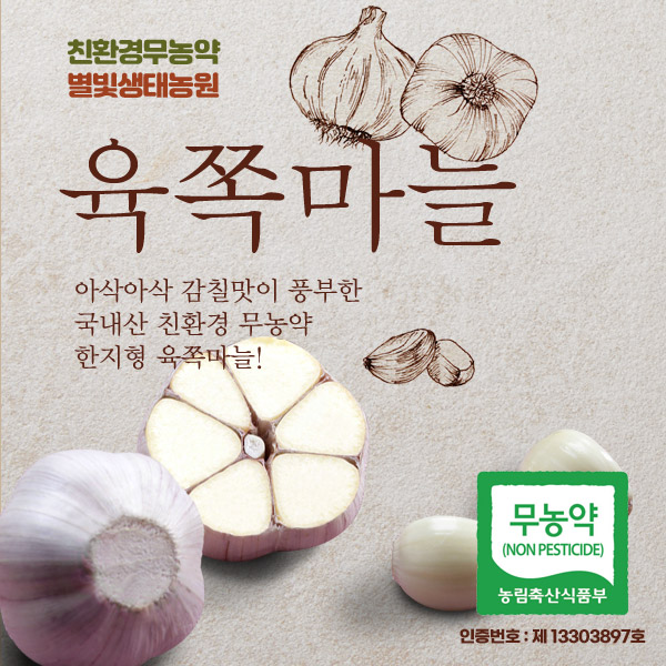 친환경 무농약 마늘
